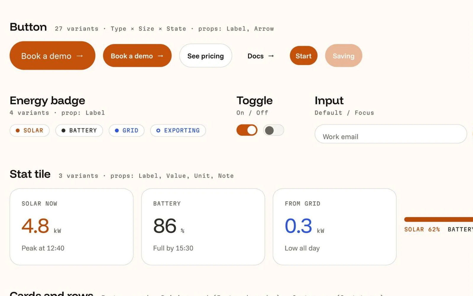 Kelvet Figma file: component sheet